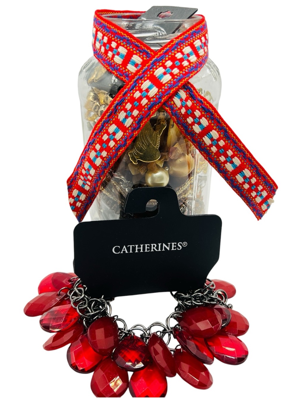 Fall Colors Mystery Jewelry Jar All Wearable